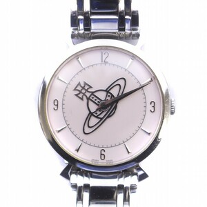 ヴィヴィアンウエストウッド Vivienne Westwood CLASSIC ウォッチ 腕時計 オーブ クォーツ ピンク文字盤 シルバーカラー VW-7043