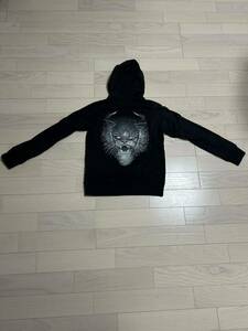 美品　Y-3 ALL BLACKS GRAPHIC HOODIE サイズS