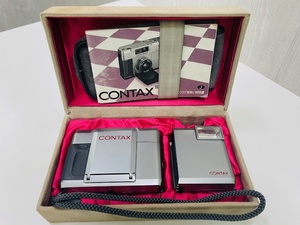 UWA(9469)★ CONTAX T ★ CONTAX コンタックス T 初代 ストロボ付き フィルムカメラ【現状品】