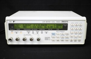 【正常動作品】NF ZM2372 1mHz-100kHz LCRメーター