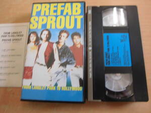 「プリファブ・スプラウト prefab sprout From Langley Park To Hollywood」セル版VHSビデオ