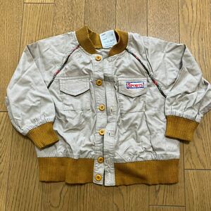 ジャケット ブルゾン アウター　子ども服　ジャンパー　綿　日本製　90 エンゼルラブ