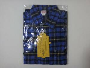 FREEWHEELERS（フリーホイーラーズ）「BAKEHEAD SHIRTS（ベイクヘッドシャツ）」size17 BLUE×NAVY×YELLOW（ブルー×ネイビー×イエロー)