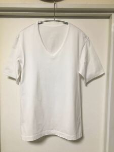 ◆【人気】Brilla per il gusto ブリッラ・ペル・イル・グスト/ ベーシック Vネック TシャツBEAMS ビームス WHITE Ssize