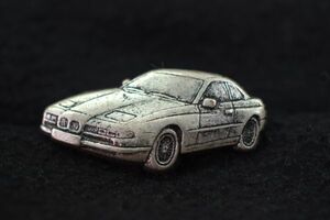 ■ BMW 3D立体ピンバッジ 8erクーペ W27mm Silver ocitys M8 830i840Ci850CSi E31 グランクーペ