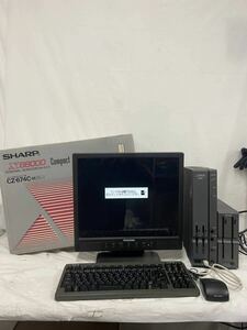 SHARP X68000 Compact CZ-674C X68000XVI CZ-6FD5 増設用5インチフロッピーディスクユニット キーボード マウス 箱付 オーバーホール済 15