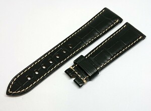 Breguet ブレゲ 純正 アリゲーター ベルト 22mm ブラック 未使用 【B1】