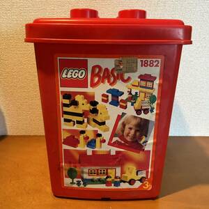 LEGO レゴ バケツ レゴブロック BASiC 1882 古い 初期 1991年 パーツ お揃い