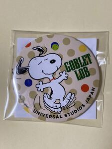 ☆ USJ限定　スヌーピー 缶バッジ　プライズ品　snoopy ピーナッツ　ユニバーサルスタジオジャパン　ゲーム