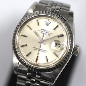 【ROLEX】ロレックス デイトジャスト 1603　53番 シルバー　文字盤　自動巻き　メンズ 腕時計