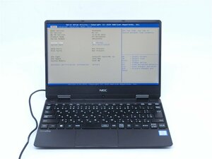 中古　NEC　PC-VKT13HZG4 VH-4　CORE8世代i5　8GB　13型 ノートパソコン　BIOSまで表示　縦線あり　詳細不明　　ジャンク扱い 　
