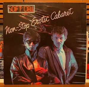 【SOFT CELL Non-Stop Erotic Cabaret】LP-80’s シンセ エレクトロポップ デュオ 1st アルバムTainted Love カバー NEW WAVE ネオロカ