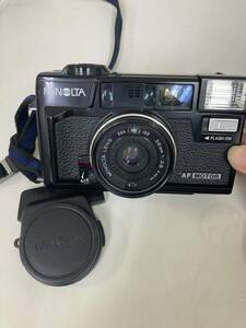 【11c193】　MINOLTA ミノルタ　AF2-MD フィルムカメラ　HI-MATIC カメラ　38mm1:2.8 コンパクト