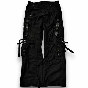 00’s PPFM Archive Bondage Cargo Pants Black ペイトンプレイス アーカイブ カーゴパンツ lgb kmrii ifsixwasnine 14th addiction goa 