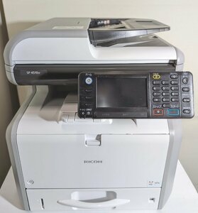 【埼玉発】【RICOH】A4モノクロレーザー複合機　SP4510sf　★カウンター215枚 !極少!★動作確認済★　(11-2557)