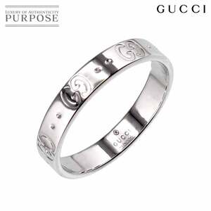 グッチ GUCCI アイコン #22 リング K18 WG ホワイトゴールド 750 指輪 Icon Ring 90222812