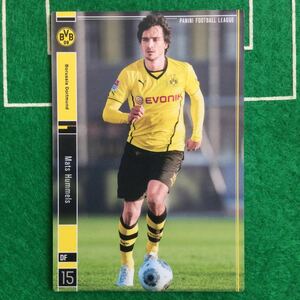 199)Panini Football League Borussia Dortmund 15 Mats Hummels マッツ フンメルス ボルシア ドルトムント パニーニ フットボール リーグ