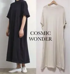 人気【COSMIC WONDER】オーガニック天竺 Tシャツドレス