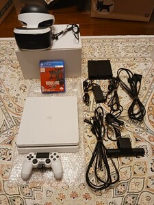 豪華セット　PS4 CUH-2000A 本体一式 PSVR CUH-ZVR1 カメラ付き　一式　セット バイオハザード　背面アタッチメント　おまけ付き　送料無料