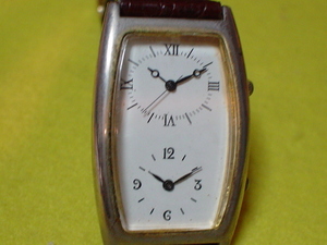 珍品　デザイン　LAKELAND　THE　２０TH　ANNIVERSARY　CUNTRY　CLUB　腕時計　角型　W時計　電池切れ