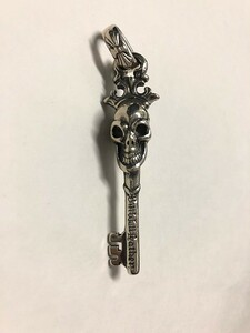 Bill Wall Leather ビルウォールレザー BWL Vintage Skull Key ヴィンテージスカル キー 鍵 ペンダント 新品 在庫有ります すぐに納品可能