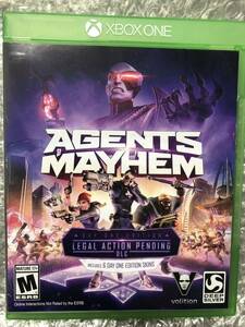 XBOX ONE 海外版ソフト　AGENTS OF MAYHEM 北米版　エージェンツオブメイヘム 国内本体動作OK TPS