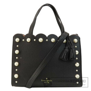 kate spade ケイトスペード パール 2WAY ハンドバッグ PVC レディース 中古