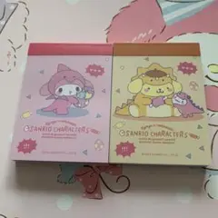 サンリオキャラクターズ　ミニメモ帳コレクション　マイメロディ　ポムポムプリン