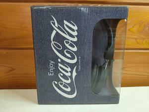 【中古動作確認美品】Enjyoy CocaCola ヘッドホン　デニム柄