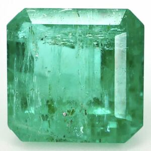 1ctUP!! ☆天然エメラルド1.436ct☆A 約6.4×6.2mm ルース 裸石 宝石 ジュエリー ベリル jewelry beryl emerald BJ1/BJ1 テEA0