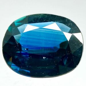 ●天然サファイア1.550ct●a 約8.2×6.8mm ルース 裸石 sapphire blue宝石 ジュエリー ソーティング DH0/DH0 テ EA5