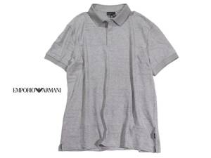 未使用 EMPORIO ARMANI エンポリオアルマーニ 希少サイズ 3XL 立体編 ポロシャツ 