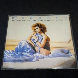 Madonna「Material Girl」マドンナ「マテリアル・ガール」輸入盤EP リミックスCD ドイツ盤 7599 20304-2 Jellybeen Dance Remix PRETENDER