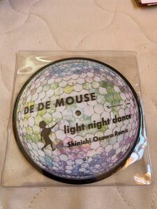 大沢伸一remix収録限定ピクチャー盤 DE DE MOUSE - LIGHT NIGHT DANCE 7インチ盤