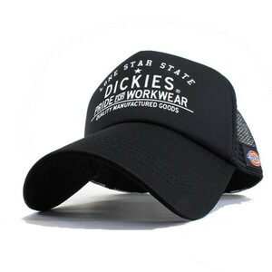 ディッキーズ Dickies workwear メッシュキャップ ブラック メンズ レディース アメカジ 野球帽 帽子　ミリタリー