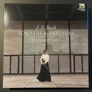 ★超希少【初版3LP箱】★ イザベル・ファウストのバッハ 無伴奏ヴァイオリン ★ Isabelle Faust Bach Sonatas & Partitas harmonia mundi