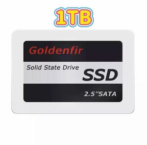 【6日間SALE！】SSD Goldenfir 1TB SATA3 / 6.0Gbps 2.5インチ 高速 NAND TLC 内蔵 デスクトップPC ノートパソコン