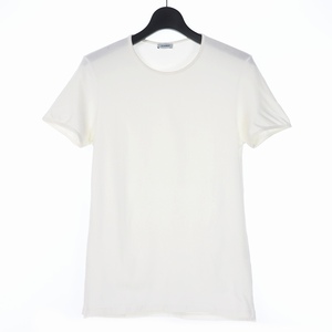 ジルサンダー JIL SANDER クルーネック 半袖 Tシャツ カットソー S ホワイト 白 104642 国内正規 メンズ