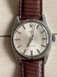 ROLEX ヴィンテージ オイスター オリジナルダイヤル Ref.6427 エンジンターンドベゼル ロレックス 1960s アンティーク機械式時計