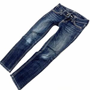 リーバイス ☆ LEVIS 自然な色落ち♪ ストレッチ スキニー ブルー ジーンズ W27 レディース 定番 毎日 タウンユース NL992-0001■Ja5609