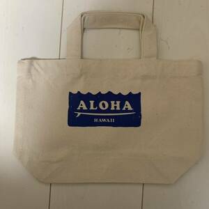 ALOHAロゴ　トートバッグ　ランチバッグ