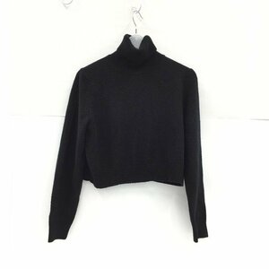 CELINE　セリーヌ　カシミヤ　タートルネック　セーター　黒　Sサイズ【CDAP5044】