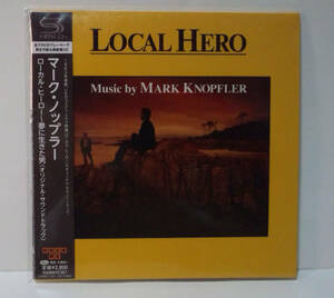 [2012年再発/SHM-CD/紙ジャケット] マーク・ノップラー/ローカル・ヒーロー/夢に生きた男 ● Mark Knopfler / LOCAL HERO ost