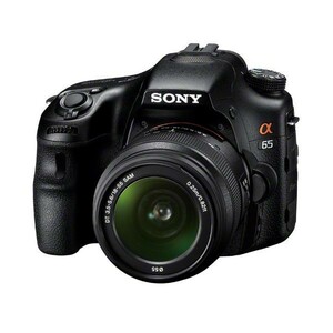 中古 １年保証 美品 SONY α65 ズームレンズキット DT 18-55mm F3.5-5.6 SAM SLT-A65VK