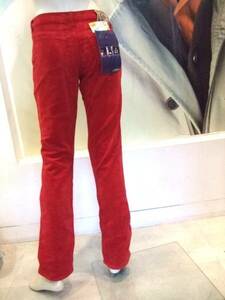 【CIMARRON/シマロン】ストレッチコーデュロイパンツ DAVELY 357RED 29 SPAIN 新品ストック