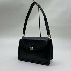 Chloe クロエ ハンドバッグ ショルダーバッグ レザー オーストリッチ D6-6