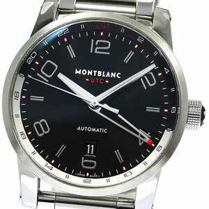 モンブラン MONTBLANC 7255/109135 タイムウォーカー ボイジャー UTC 自動巻き メンズ 良品 _752902【ev15】