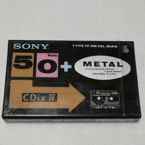 SONY「CDixⅣ」50分☆C-50CDX4☆カセットテープ☆メタルポジション☆新品未開封