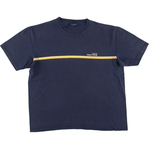 古着 90年代 ノーティカ NAUTICA 半袖 ワンポイントロゴTシャツ USA製 メンズXXL ヴィンテージ /eaa433615