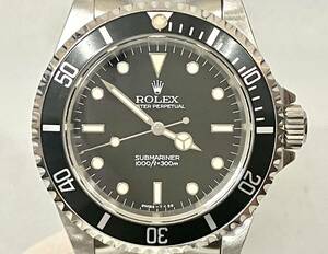 ロレックス ROLEX サブマリーナ SUBMARINER 14060 T番 文字盤ブラック 自動巻き メンズ OH/研磨済み 本体のみ